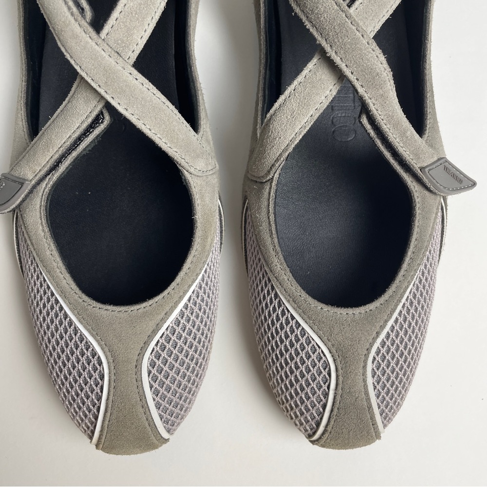 The Attico Floor01 Nomad Ballerina Flat Grey 39 - Picture 4 of 14